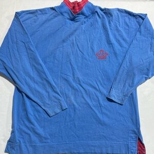 Vintage Europrep Blue and Red Men's Shirt